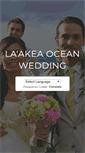 Mobile Screenshot of laakeaoceanwedding.com